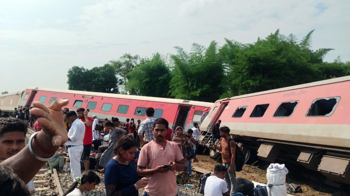 Four killed as 12 coaches of Chandigarh-Dibrugarh Express derail in UP