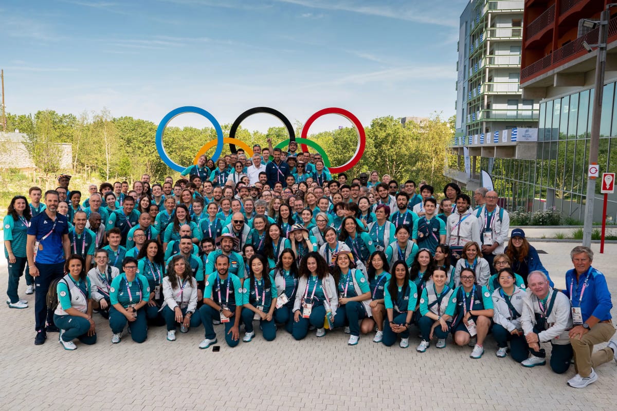 Olympic Games Paris 2024. First batch of athletes arrive at the Olympic Villages in Paris.