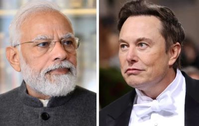 Prime Minister of India Narendra Modi and Tesla CEO, Elon Musk