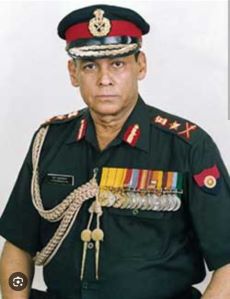 Former Army Chief Gen. Sundararajan Padmanabhan