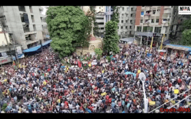 Lakhs of People take to Streets to Protest against Violence on Minority Hindus in Bangladesh