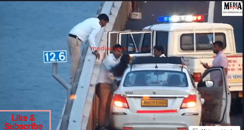 navi mumbai:Woman Attempts Suicide from Atal Setu flyover,