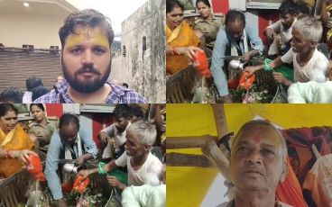 A masisve gathering of Devotees at Ayodhya on last day of Shravan on 19 August 2024