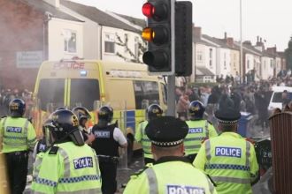 Police in the streets of Britain