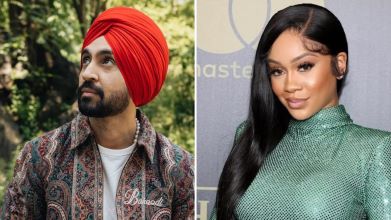 Diljit Dosanjh and US Rapper Saweetie