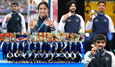 Indian medal winners at 2024 Paris Olympics. India wins 6 medals.