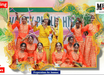 Preparations for Janmashtami in Amritsar, Children Dressed as Shri Krishna and Radha