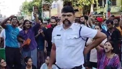 Student Protesters at RG Kar hospital in Kolkata