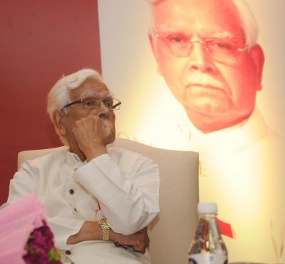 Former Congress leader Natwar Singh during the release of his biography `One Life Is Not Enough` in New Delhi on Aug 7, 2014.