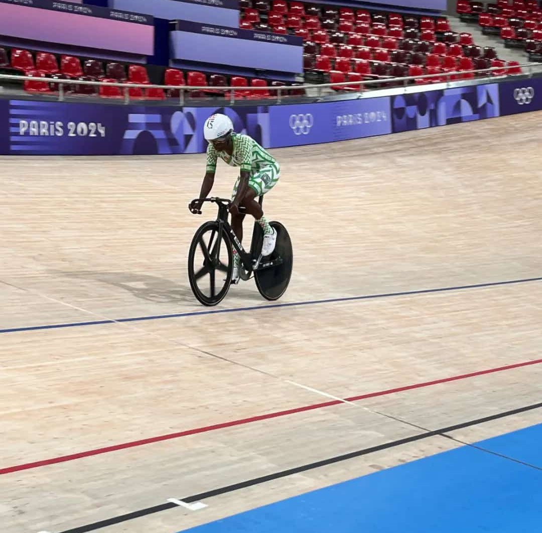 Nigerian Cyclist in paris Olympics