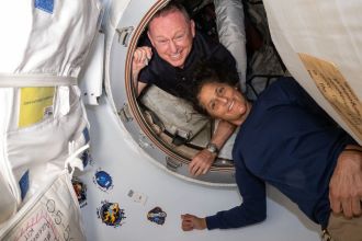 Sunita Williams and Butch Wilmore at Space Station