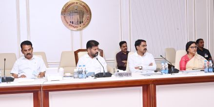 Meeting of Telangana Ministers in Hyderabad