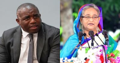 Foreign Secretary David Lammy and Former Bangladesh Prime Minister Sheikh Hasina