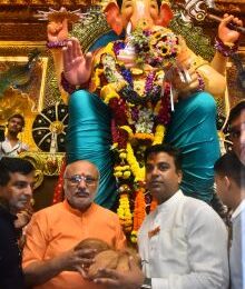 Governor maharashtra, lalbaug ganpathy, Ganesh Festival, Mumbai