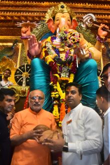 Governor maharashtra, lalbaug ganpathy, Ganesh Festival, Mumbai