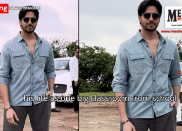 Sidharth Malhotra Looks Back on Life Lessons on Teachers' Day