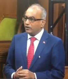 Canadian MP, Chandra Arya, Khalistanis, Air India Plane bombings, kanishka