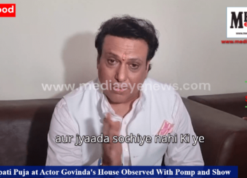 Ganpati Puja at Actor Govinda's House Observed With Pomp and Show