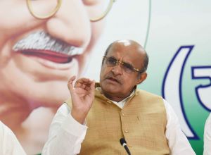 JD(U) National General Secretary and chief spokesman K C Tyagi addresses a press conference after the party national executive Council meeting, in Patna on Sunday, Sept. 04, 2022. (Photo:IANS)