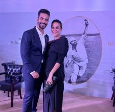 Neha Dhupia, Angad Bedi, bishan Singh Bedi Cricket Coaching trust