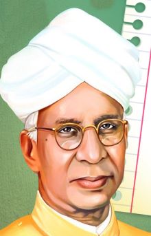 Dr sarvapalli Radhakrishnan, Second President of India and Bharat ratna. Sept 5 is his birthday and celebrated in India as a Teachers' Day