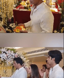 Actor Sonu Sood Does Puja at Home in Mumbai