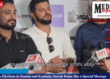 Cricketer Suresh Raina, Jammu & Kashmir, Elections