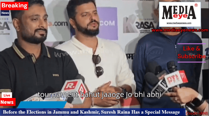 Cricketer Suresh Raina, Jammu & Kashmir, Elections