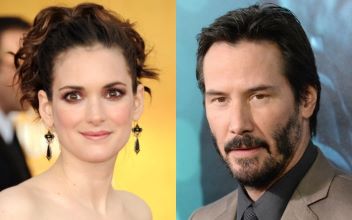 Hollywood Actors Winona Ryder and Keanu Reeves