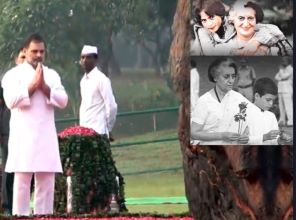 Indira Gandhi, death Anniversary, rahul, Priyanka Shakti Sthal, Tributes