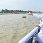 Nitish kumar, Bihar Chief minister, Ganga ghat, patna, chhath puja festival