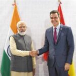 Prime Minister Narendra Modi and Spanish Prime Minister Pedro Sanchez