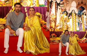 Ranbir Kapoor, Rani mukerji, Durga Puja Pandal, Cinema, Films