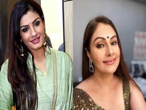 Raveena Tandon, Ayesha Jhulka, Bollywood, Actresses