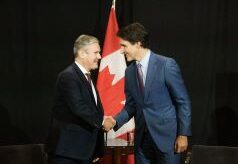 Keir Stammer, justin Trudeau, India, UK, Canada