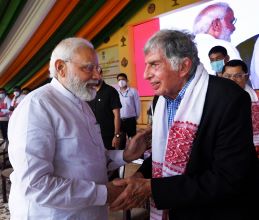 Prime Minister Narendra Modi, Industrialist Ratan Tata