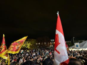 Canadian Hindus, Brampton rally, against Khalistanis