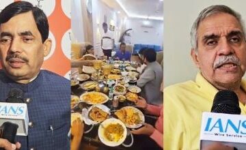 Aam Aadmi Party, Kejriwal, lavish dinner, bjp, congress