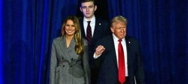 Melania Trump, Donald Trump, son