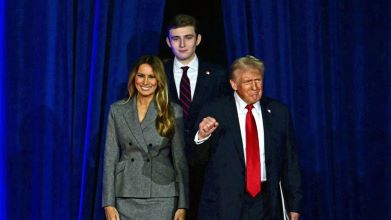 Melania Trump, Donald Trump, son