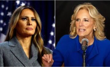 Melania Trump, Jill Biden, White House