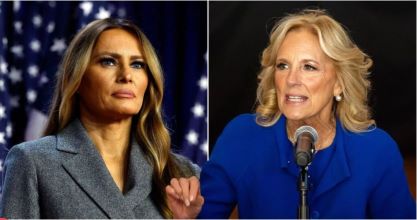 Melania Trump, Jill Biden, White House