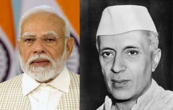 Prime Minister narendra Modi, Pandit Jawaharlal Nehru