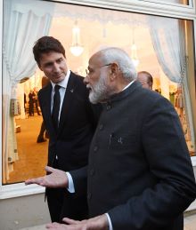 PM Modi, Justin Trudeau