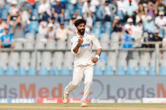 Ravindra jadeja, equals Abdul Qadir Record, Wankhede Stadium, Mumbai