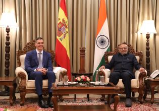 Spanish PM Pedro Sanchez, Maharashtra Governor CP Radhakrishnan, Raj Bhawan, Mumbai