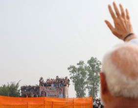 PM Modi, election rally Jharkhand, AIrcraft Grounded